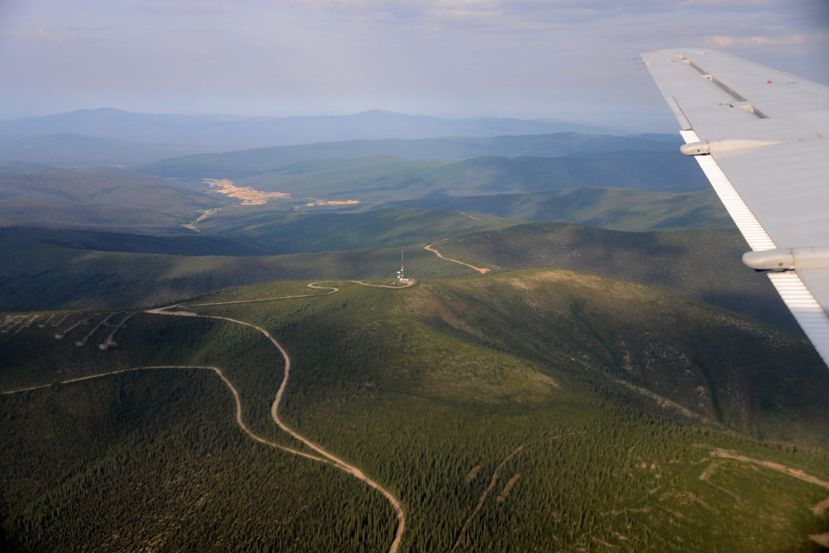 05A Green Hills Near Dawson City Yukon From Airplane